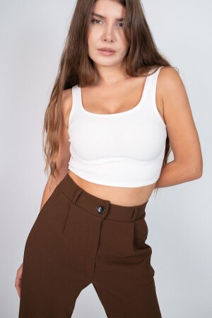 square neck bustier crop - Fv