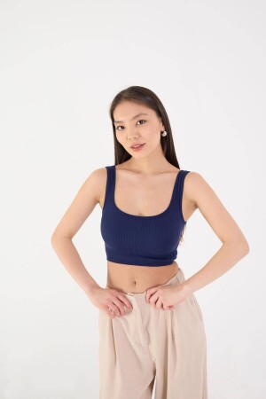 Square Neck Seamless Crop Athlete A0187-l5 - Addax