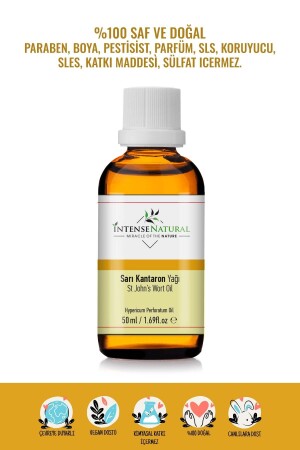 St. John's Wort Oil 50 ml 100% Pure and Natural St. John's Wort Oil - İntense Natural
