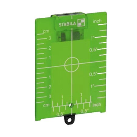 STABILA green target plate with magnet - Stabila