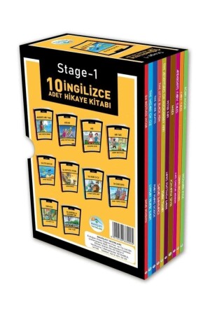 Stage-1 English Story Set 10 Books Maviçatı Publications - Mavi Çatı Yayınları