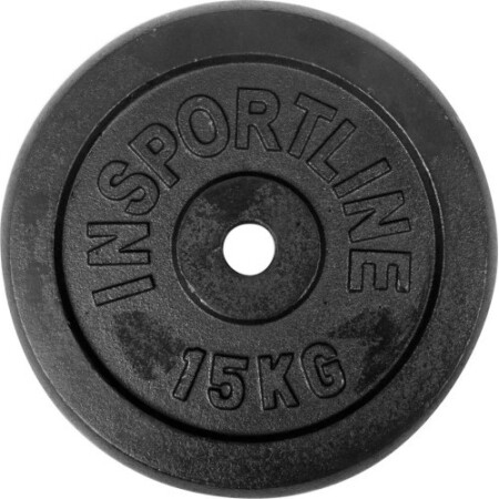 Stahl-Langhantelgewicht 30 mm inSPORTline 15 kg - inSPORTline