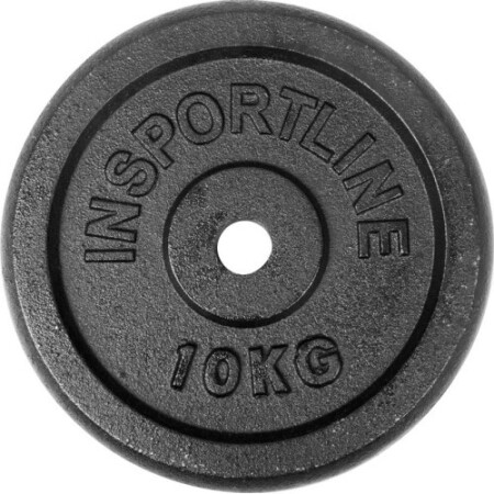Stahl-Langhantelgewicht inSPORTline 30 mm 10 kg - inSPORTline