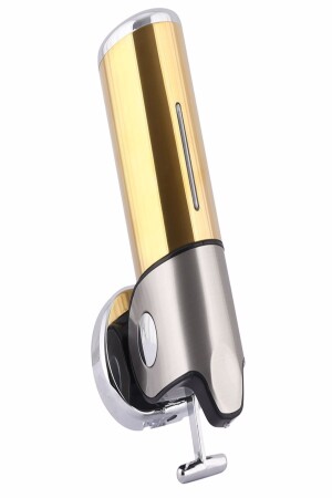 Stainless Gold Color 500 Ml Tank T-Pull Liquid Soap Shampoo Shower Gel Dispenser Apparatus KGX-GS500-G - KG-GOLDPAPER