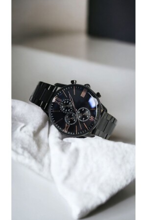 Stainless Ipc Coating Sports Metal Men's Wristwatch DRK-012 - DARK BLANC