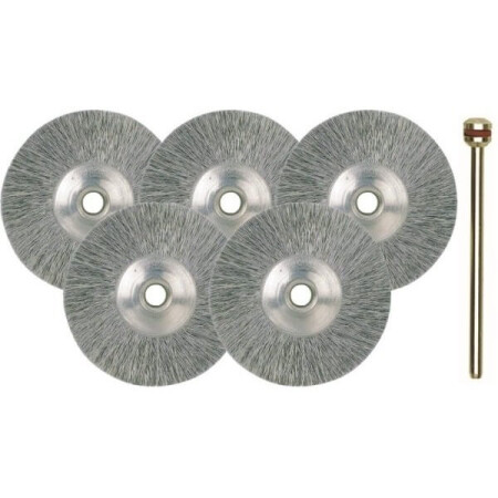 Stainless steel brushes PROXXON, 5pcs. - PROXXON MICROMOT