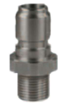 Stainless steel connector ST-3100 with external thread R+M - RM Suttner