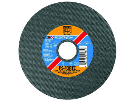 Stainless steel cutting disc PFERD EHT 115x1.0mm A60 P PSF-INOX - Pferd