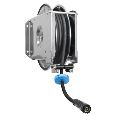 Stainless steel hose reel R+M, 10m - RM Suttner