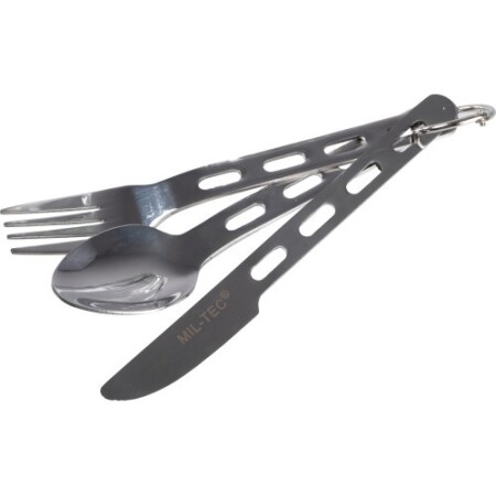 STAINLESS STEEL LIGHTWEIGHT DINING UTENSILS - MIL-TEC