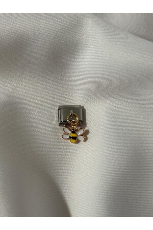 Stainless Steel Pendant Bee Italian Charm - Octw