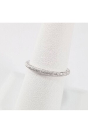 Stainless Steel Silver Thin Shiny Bombe Wedding Ring - Fynbos