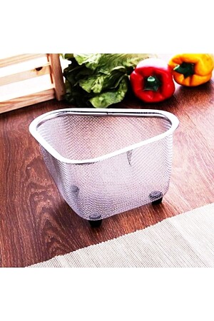 Stainless Steel Sink Garbage Strainer Stainless Steel Non-Slip Footed Inside Sink Edge and Corner Garbage Strainer lc01 - Asil Konsept