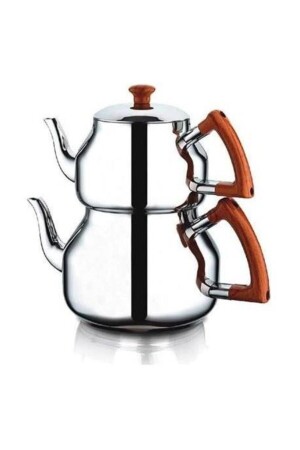 Stainless Steel Teapot Set Medium özk030 - Özkent