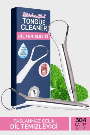 Stainless Steel Tongue Cleaner - Blanco Claro