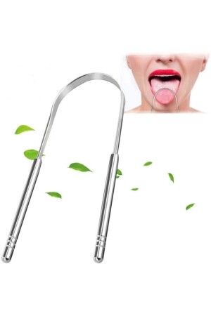 Stainless Steel Tongue Cleaning Apparatus Ayurvedic Yoga Tongue Scraping Stick Cleaner Scraper Scraper - Savoryhome