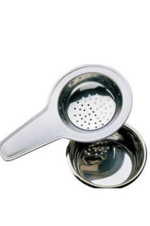 Stainless Tea Strainer with base suz034 - Nehir