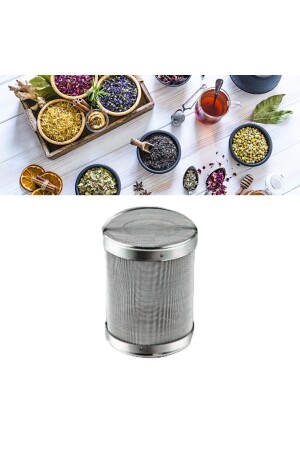 Stainless Wire Strainer for Infuser Teapot - Tea Herb Tea Mesh Strainer (CAPACITY: 4 TABLESPOONS) - Evren