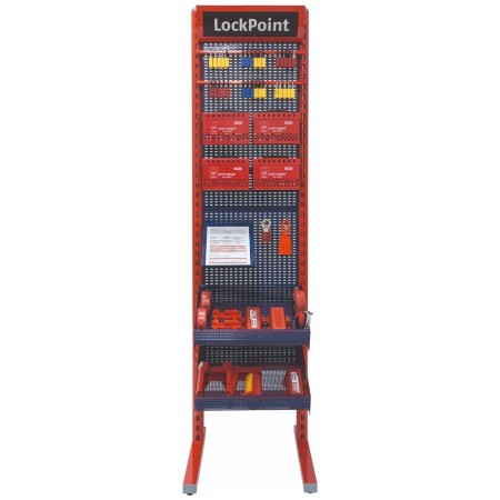 Stand with L-shaped legs ABUS LoTo LockPoint - ABUS