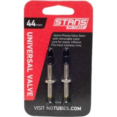 Stan's NoTubes tubeless valf 44mm (siyah) - Stan's NoTubes
