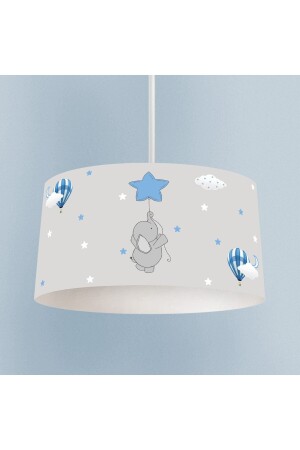 Star Flying Elephant Patterned Chandelier A000000075 - MEKTA HOME