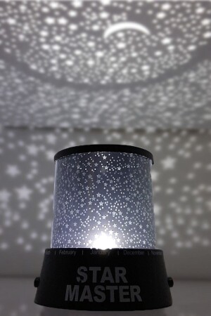 Star Master Star Projector Night Light Wall Lighting - Black - Modaba