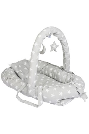 Star Mother's Side Baby Bed with Mosquito Net and Toys Babynest - Mamma