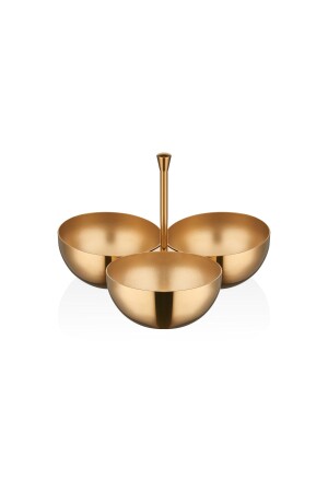 Star Snack Bowl - 3-Piece - Gold Titanium A67N0629 - Narin