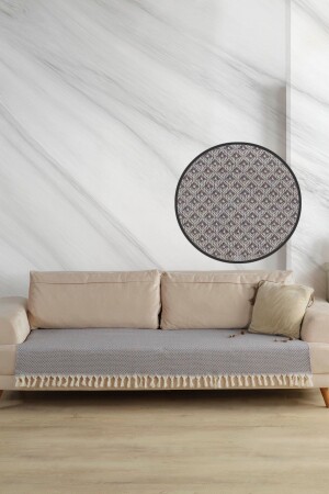 Star Sofa Cover Covering the Seating Area Anthracite 115x200 - Ladynil
