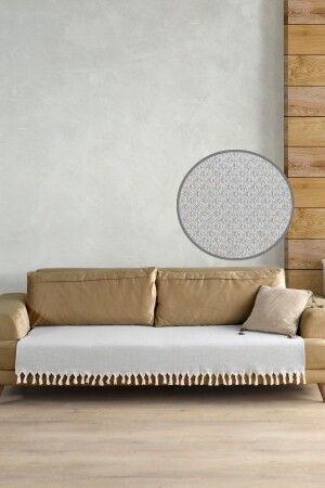 Star Sofa Cover Covering the Seating Gray 115x200 - Ladynil