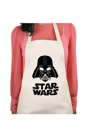 Star Wars Permanent Printed Water Repellent Washable Kitchen Apron ARTMÖ41 - ART HEDİYE