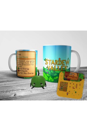 Stardew Valley Tea Mug, Junimo Figure and Coaster Set PIXKUPSDVT2 - Pixxa