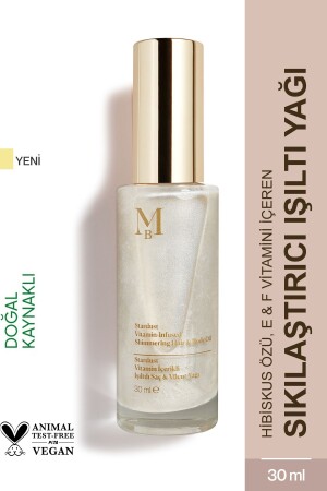 Stardust Vitamin-Infused Shiny Hair and Body Oil 30 mL - Misbahçe