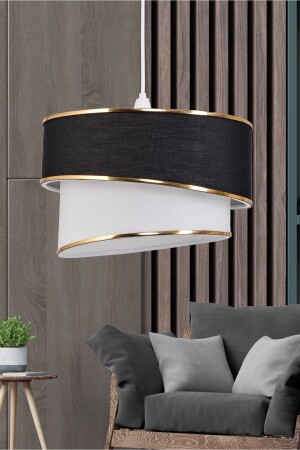 Stare Single Pendant Lamp Chandelier Black EV-229 - EvLight