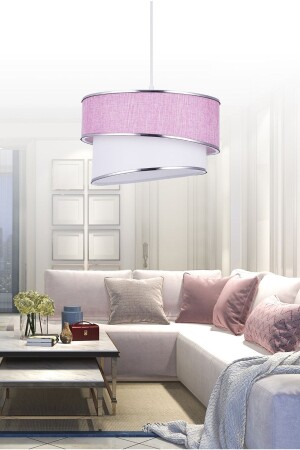 Stare Single Pendant Lamp Chandelier Pink EV-229 - EvLight