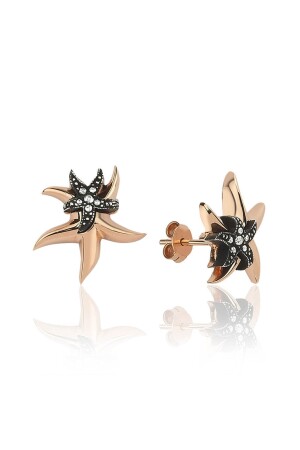 Starfish Diamond Earrings - Lilarote Pırlanta