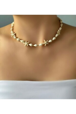 Starfish Shell Natural Stone Necklace - Rakoz Design