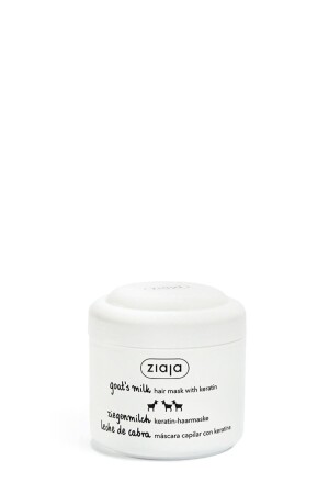 Stärkende Haarmaske mit Ziegenmilch-Keratin, 200 ml - Ziaja