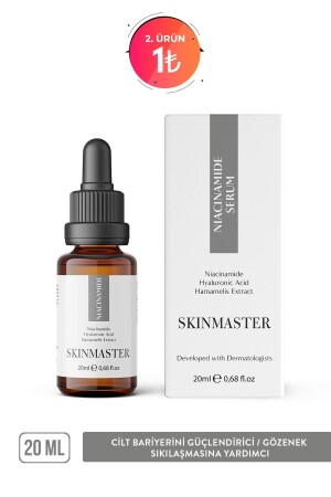 Stärkung der Hautbarriere und Ausgleich der Talgproduktion Niacinamid-Serum (Niacinamid 5 % + Ha) S000009 - SkinMaster