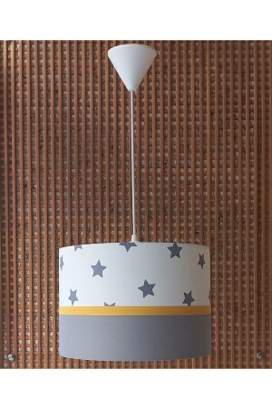 Starry Yellow Children's Room, Young and Baby's Room, Boy Girl Chandelier Lighting Pendant Lampshade 505 - ONAY AVİZE