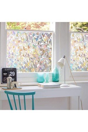 Static Glass Foil - 3d Rainbow Window Film - 46x50 Cm - Bukashops
