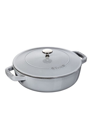 Staub 405014840 Cast Iron Saucepan with Lid 24cm White - Zwilling