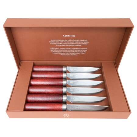 Steakmesser MORA Classic, 6 Stück. - Morakniv