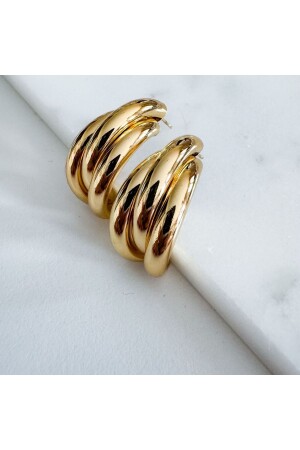Steel 3 Hoop Earrings - Venüsdesign