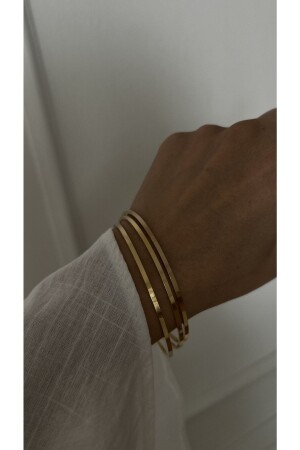 Steel Ajda Gold Set of 3 Bracelets - Vi Store