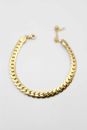 Steel Bracelet Interlocking Chain Design - Stainless Steell