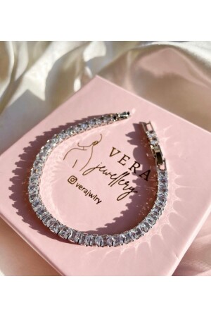 Steel Bracelet Steel Square Stone Waterway Bracelet - Bee