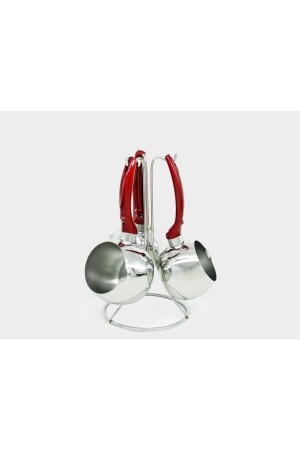 Steel Globe Coffee Pot Set shah00 - ŞAHSET