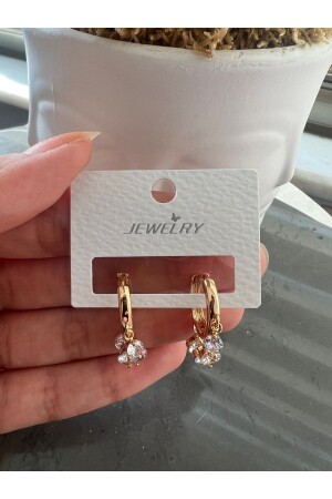 Steel Invoiced Earrings Guaranteed Not to Fade Color KUPEÇELİKJENNY524 - jackferrero