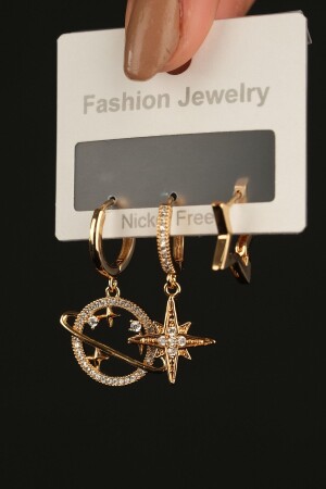 Steel Invoiced Earrings, Guaranteed to Not Fade Color, High Resistance - jackferrero